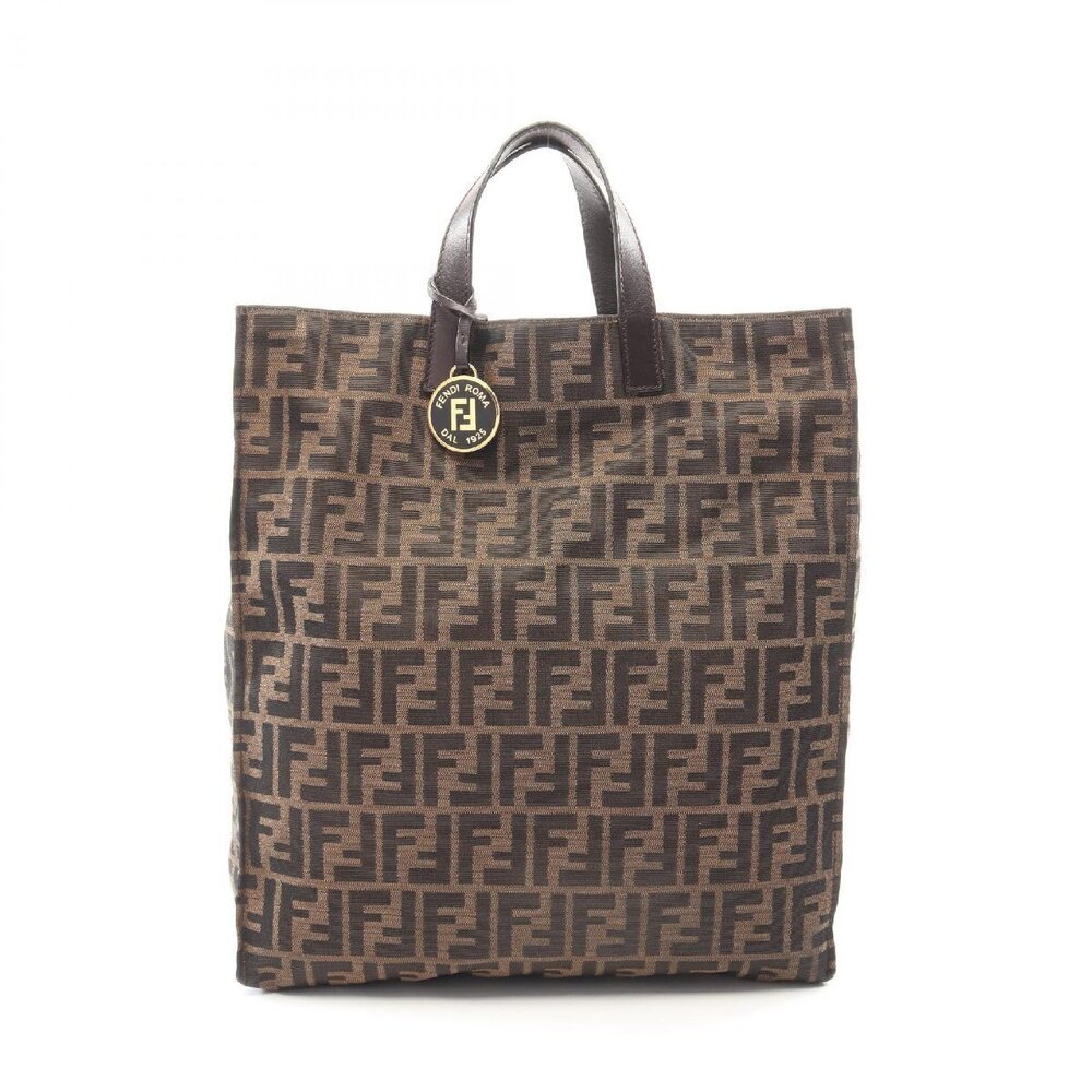 Fendi Zucca tote bag brown FF monogram canvas